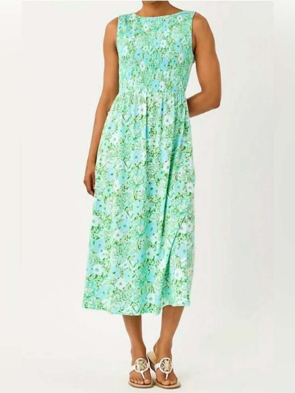 Lilly Pulitzer Finnley Smocked Midi Dress
